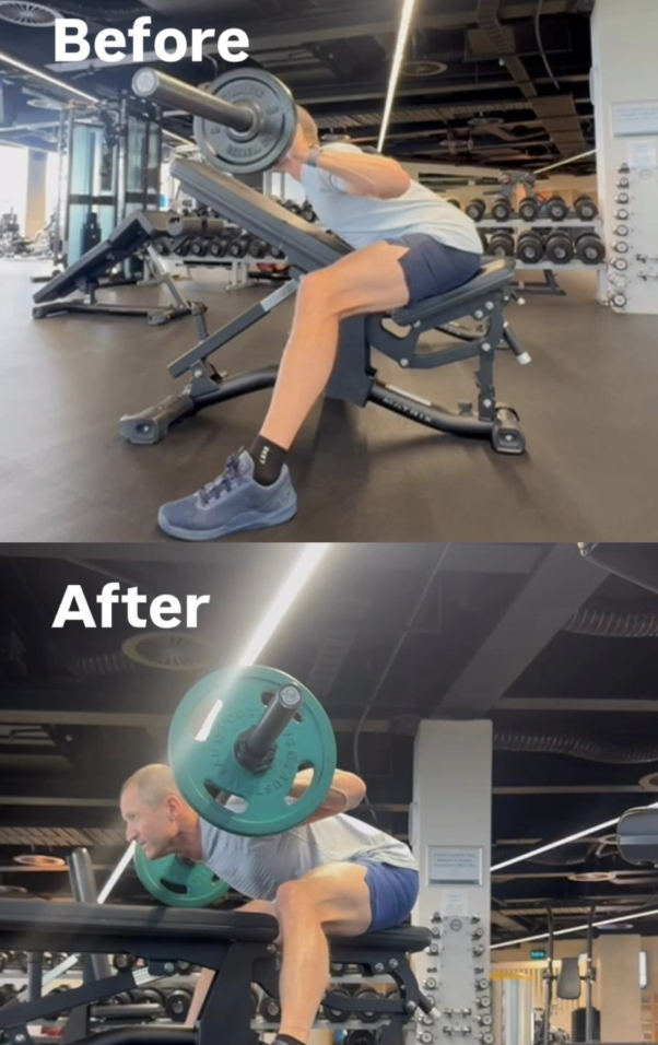 FlexyStrength client movement progress 1